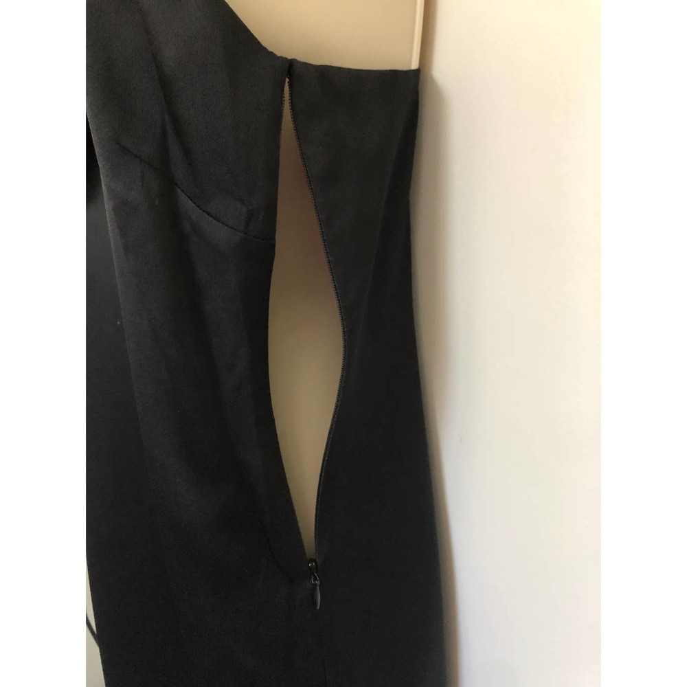 NWT BCBG SZ: 2, Satin Feel Black Slip Dress - Picture 7 of 11